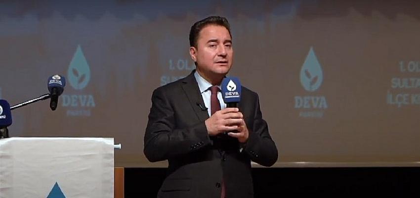 Ali Babacan’dan Erdoğan’a: ‘Talimatla Hazine’nin faizlerini düşürsün, görelim’