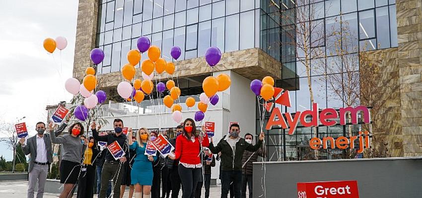 Aydem Enerji, 13 grup şirketiyle Great Place to Work® Sertifikası Aldı