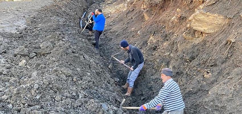 Büyükşehir Belediyesi’nden kapalı sulama sistemine destek