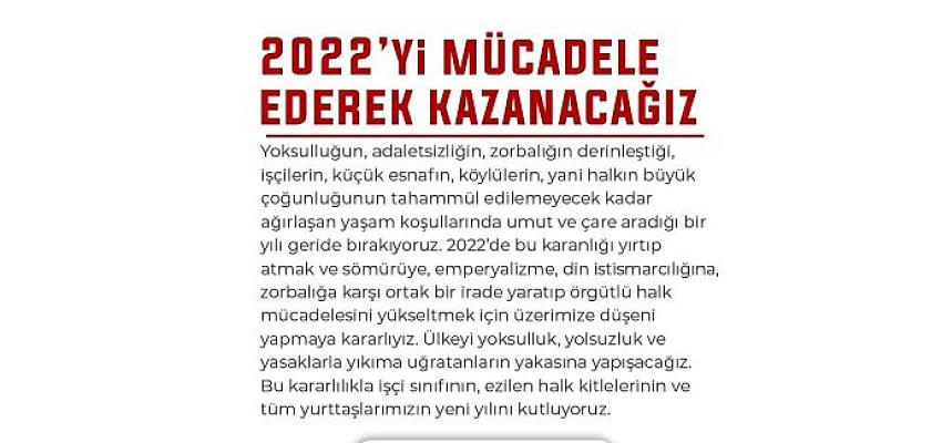 EMEP, SOL Parti ve TKP’den ortak yeni yıl mesajı