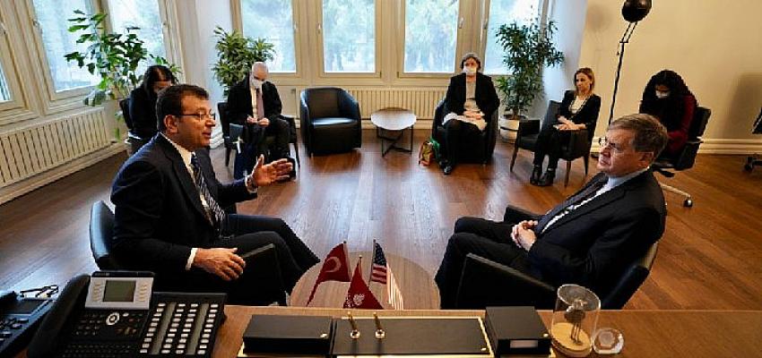 Eski ABD Büyükelçisi Satterfield’dan İmamoğlu’na veda ziyareti