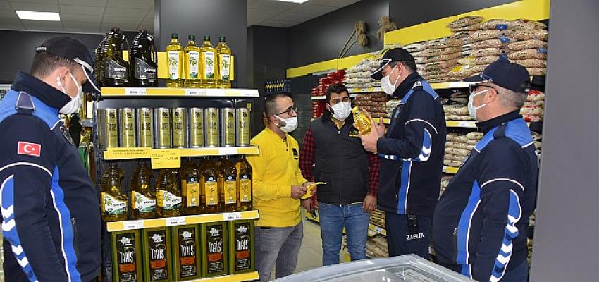 Salihli’de Zabıta Ekipleri Marketlerde Fiyat Denetimi Yaptı
